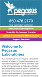 Mobile Screenshot of pegasuslabs.com
